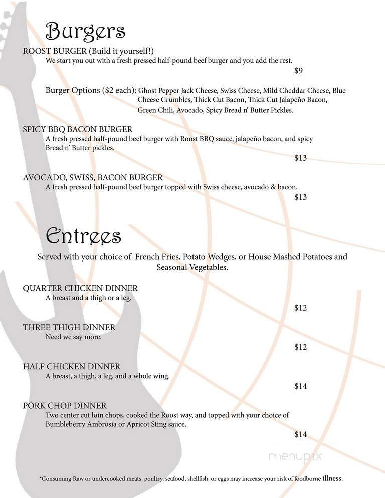 Menu page 3