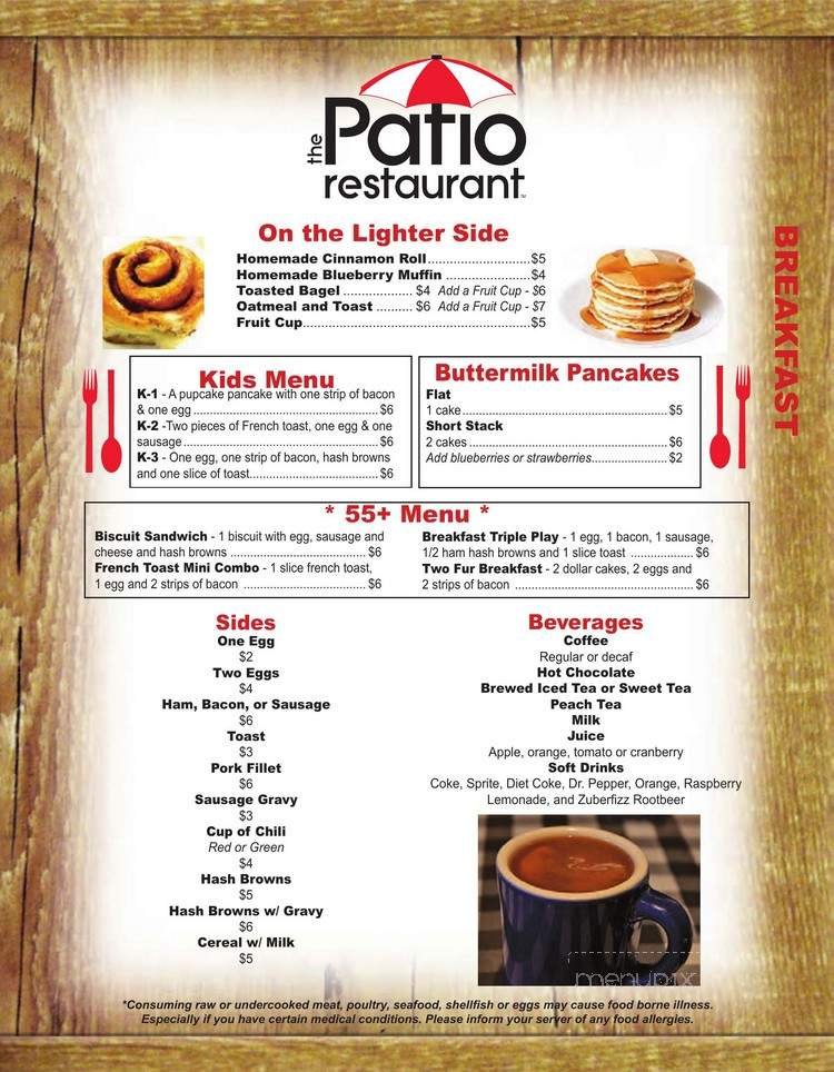 Menu page 3