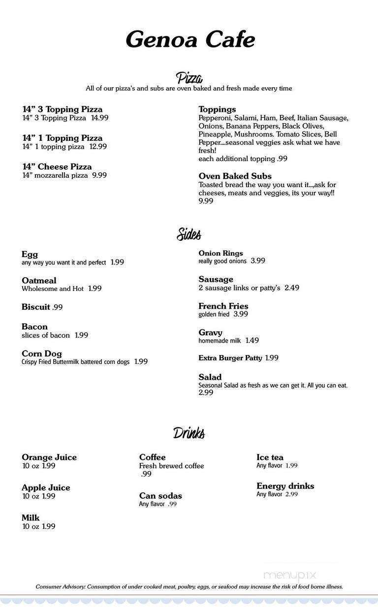 Menu page 2