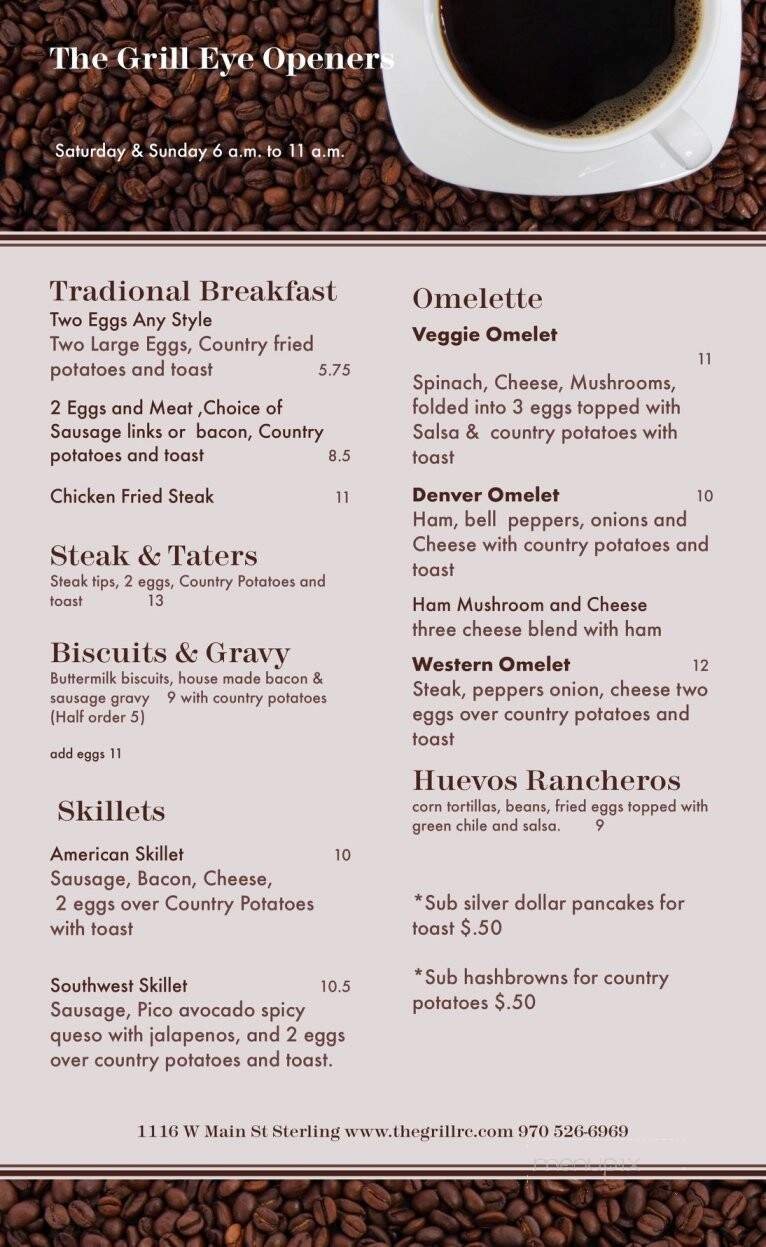 Menu page 2