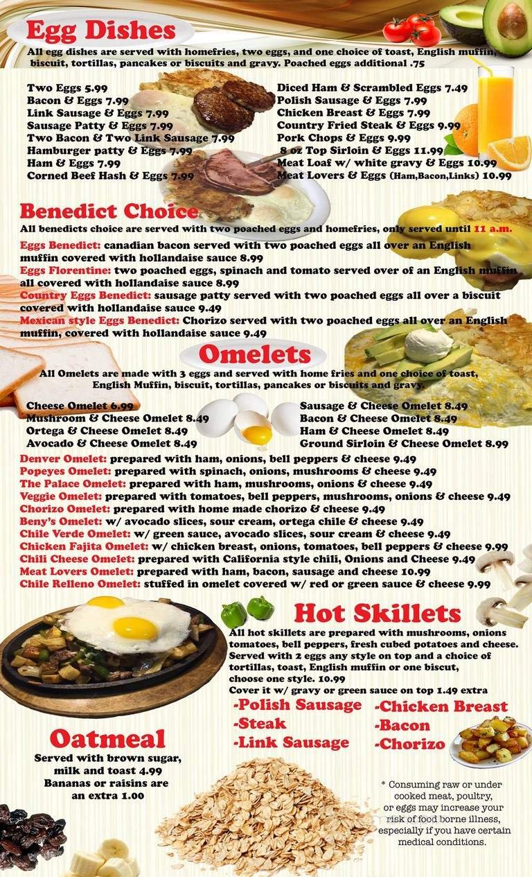 Menu page 1