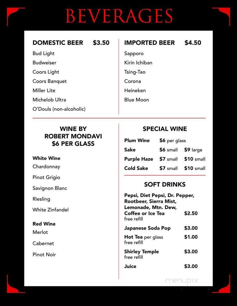 Menu page 7