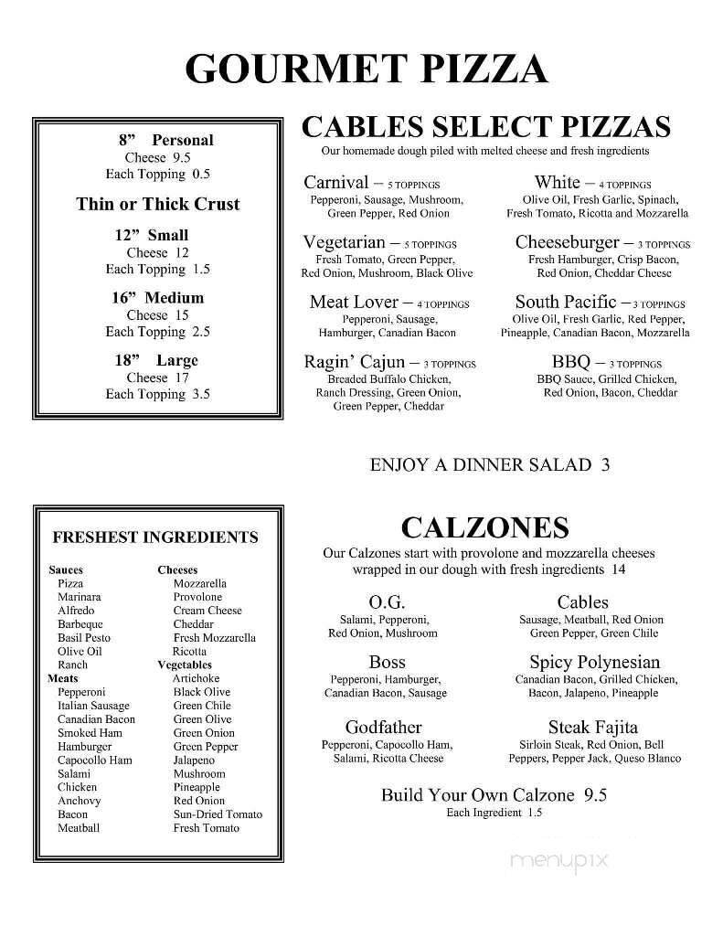 Menu page 3