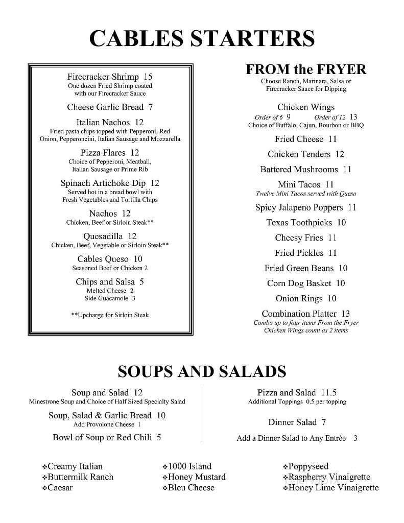 Menu page 6