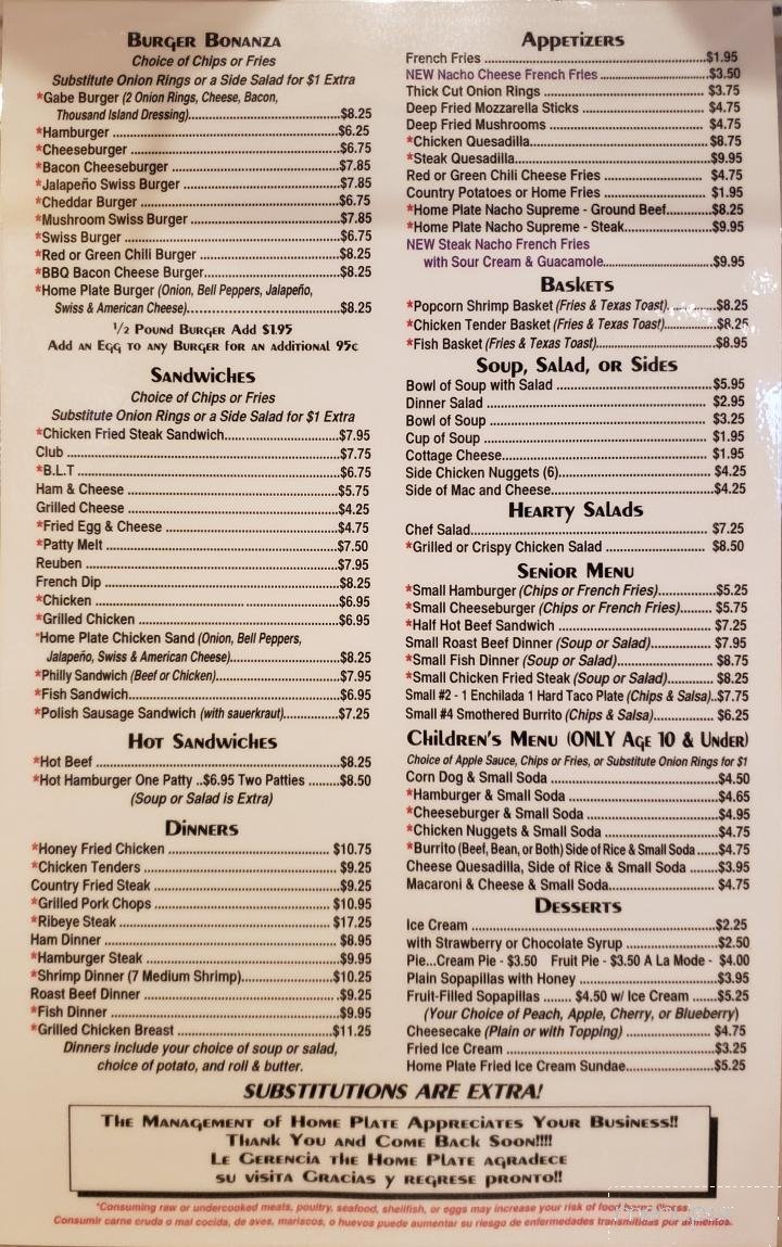 Menu page 4