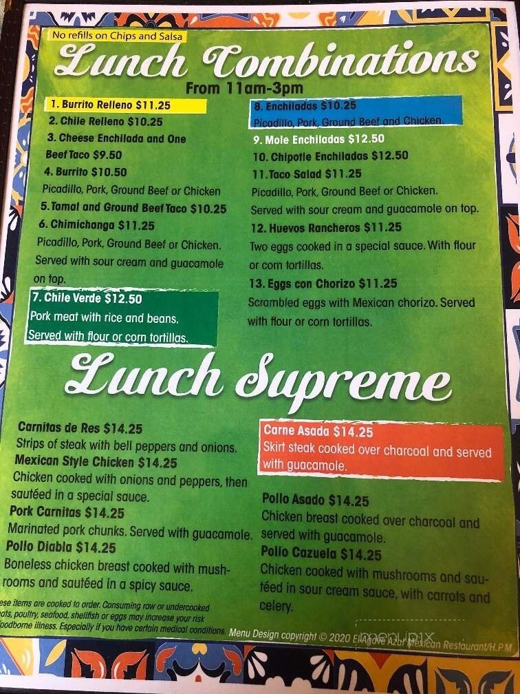 Menu page 2