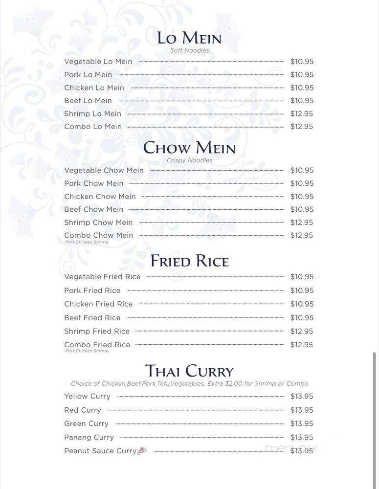 Menu page 1