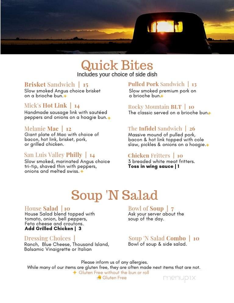 Menu page 2