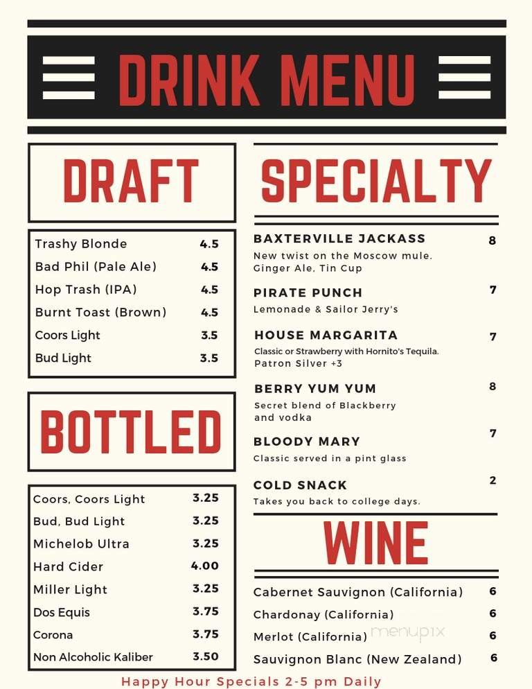 Menu page 5