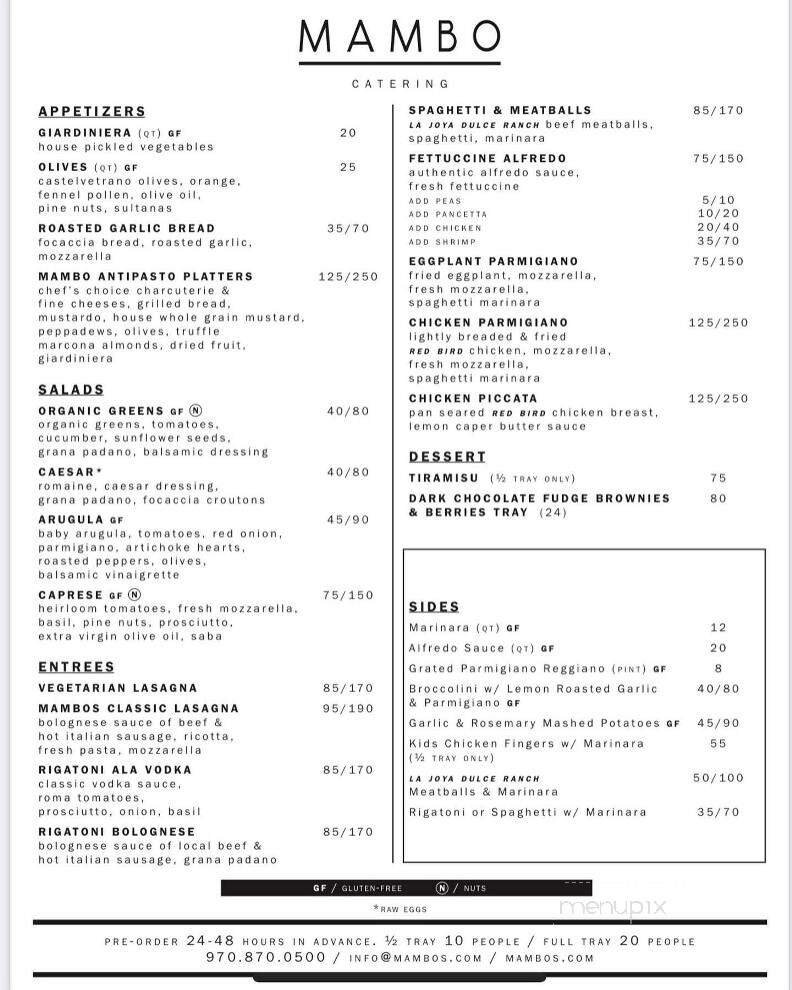 Menu page 2