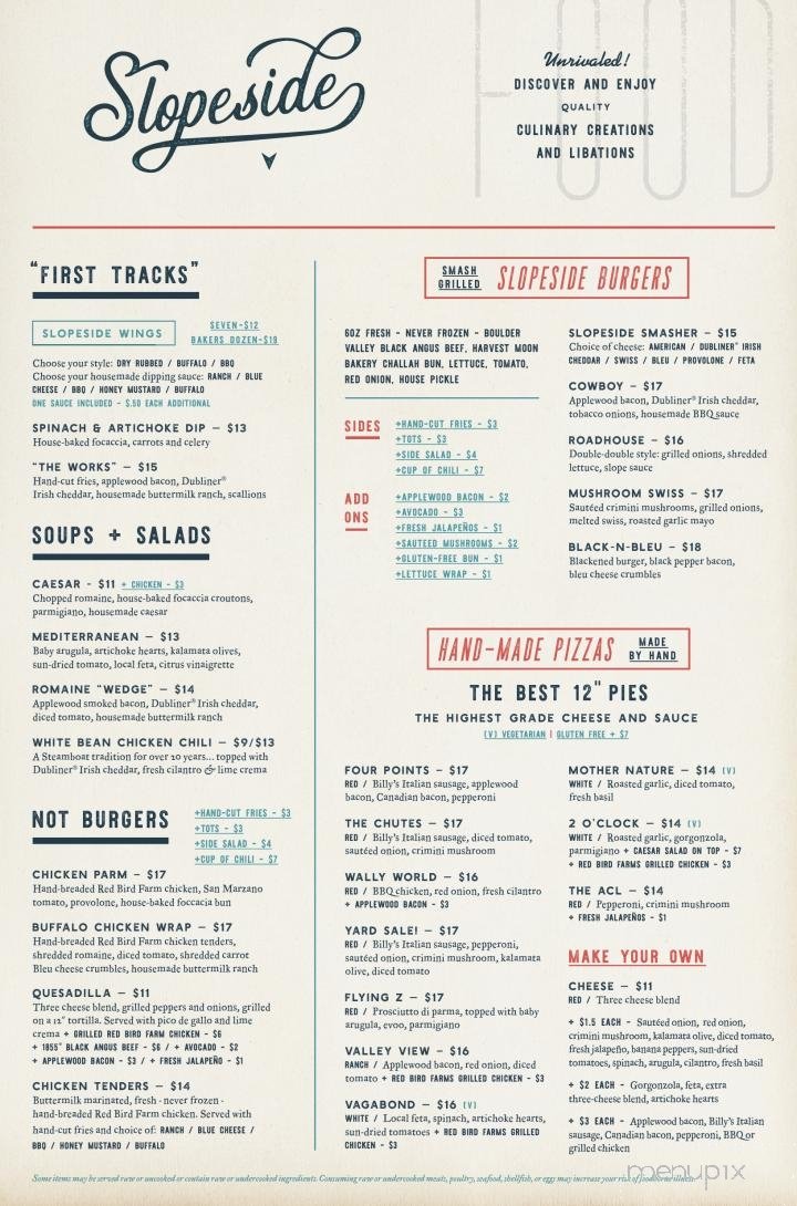 Menu page 2