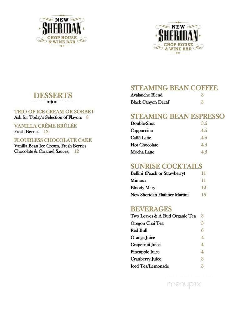 Menu page 2