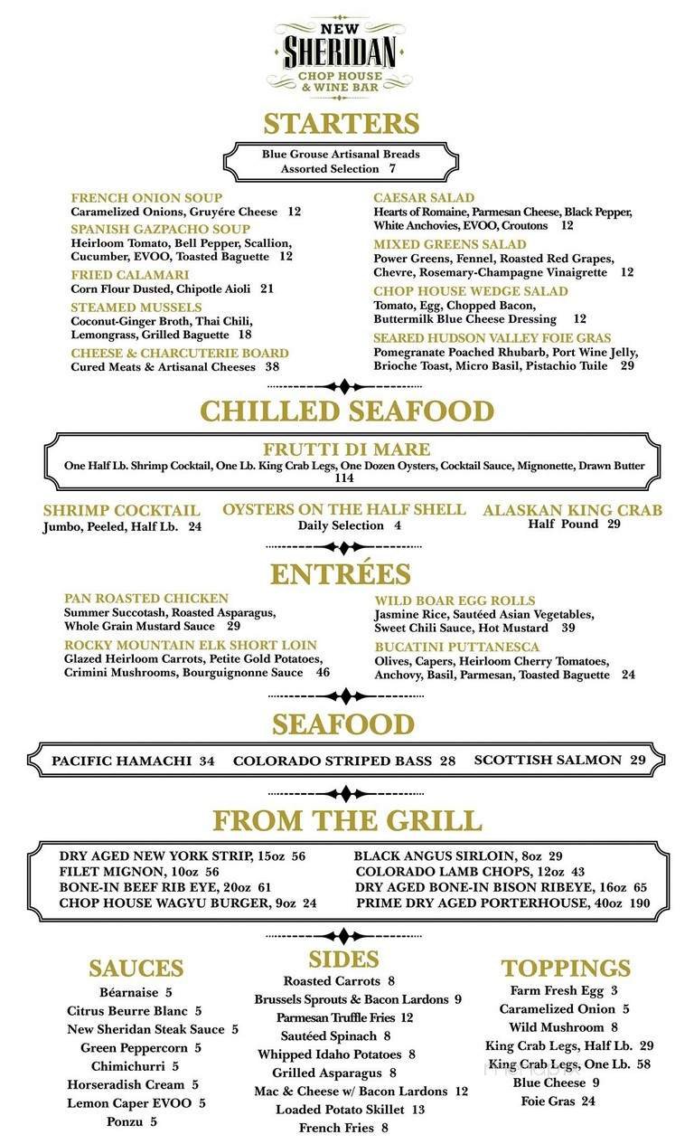 Menu page 3