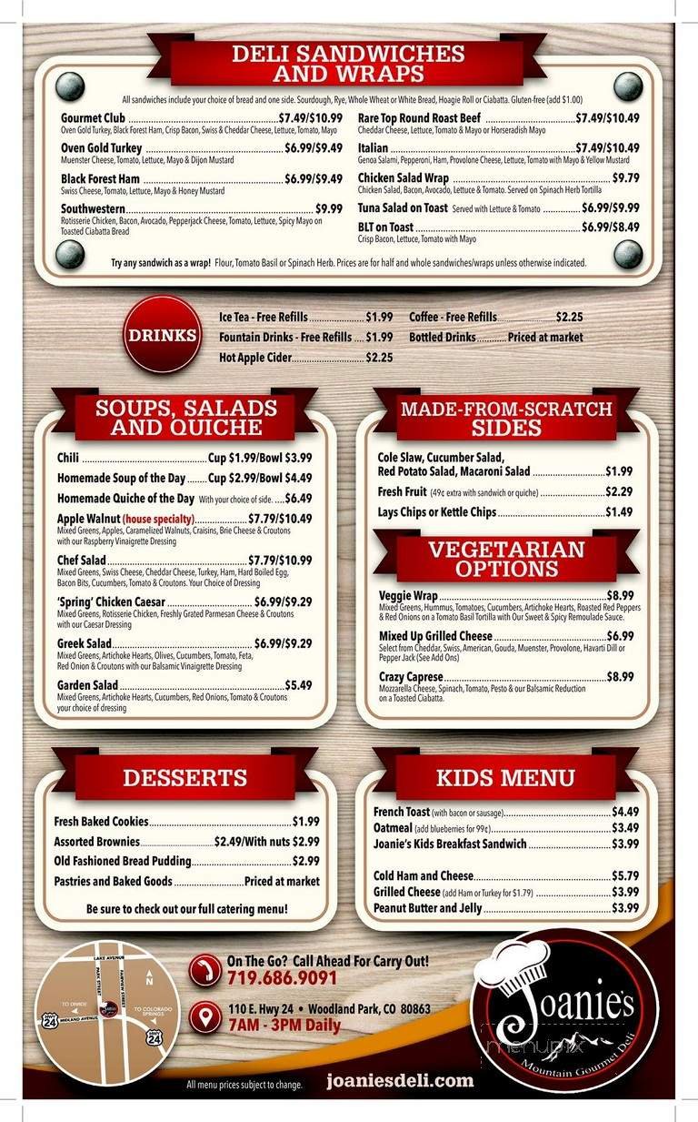 Menu page 2