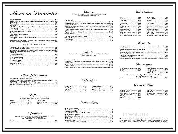 Menu page 2