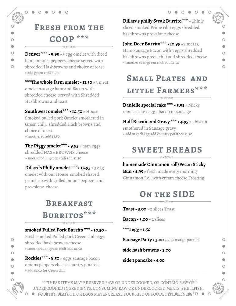 Menu page 2