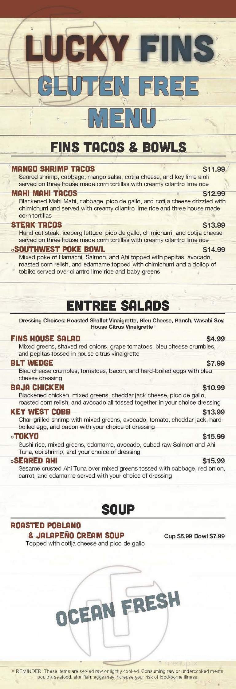 Menu page 3