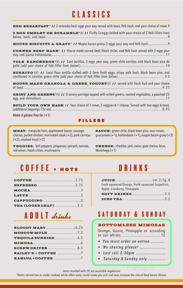 Menu page 2