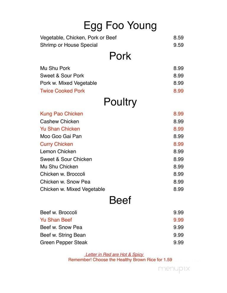 Menu page 3
