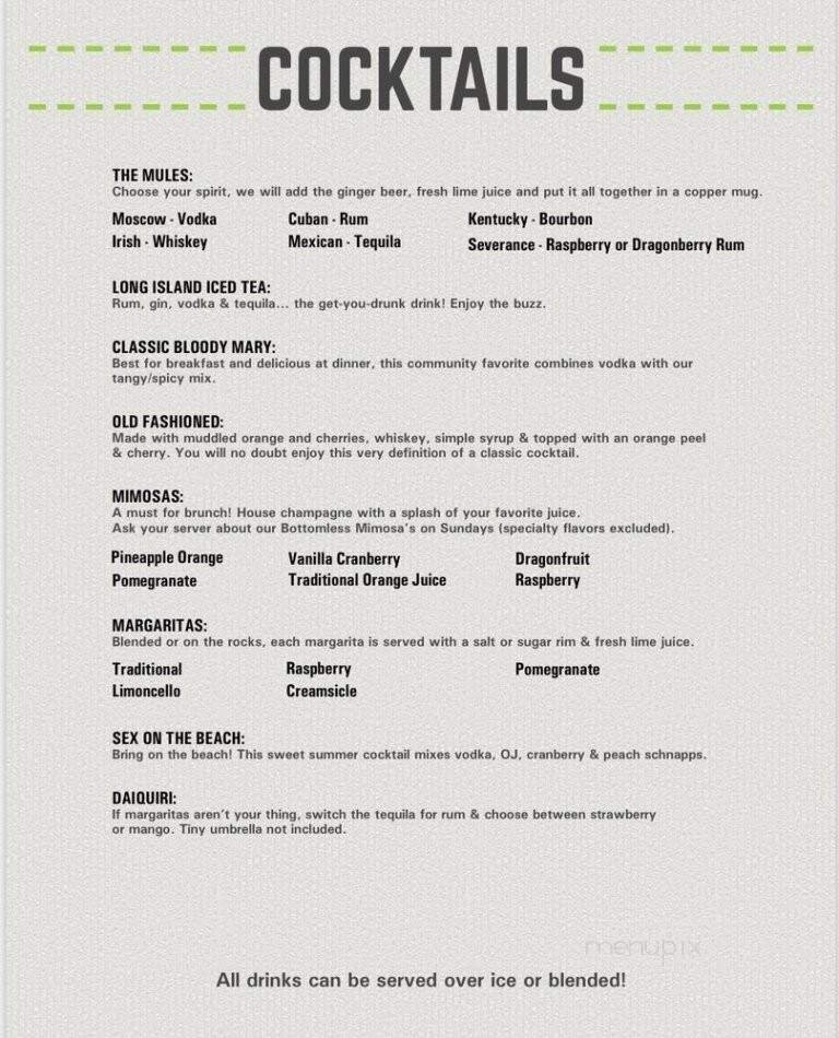 Menu page 1