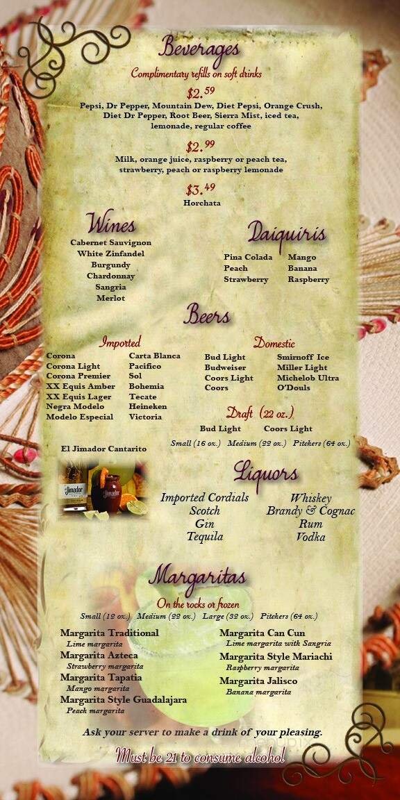 Menu page 7