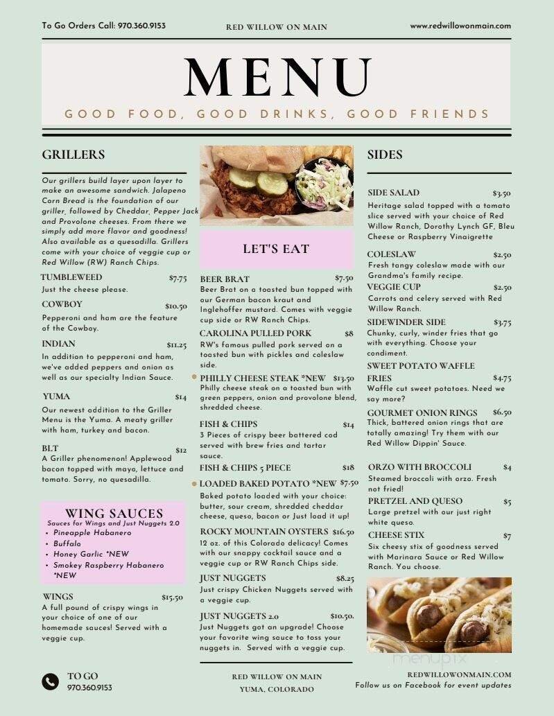 Menu page 2