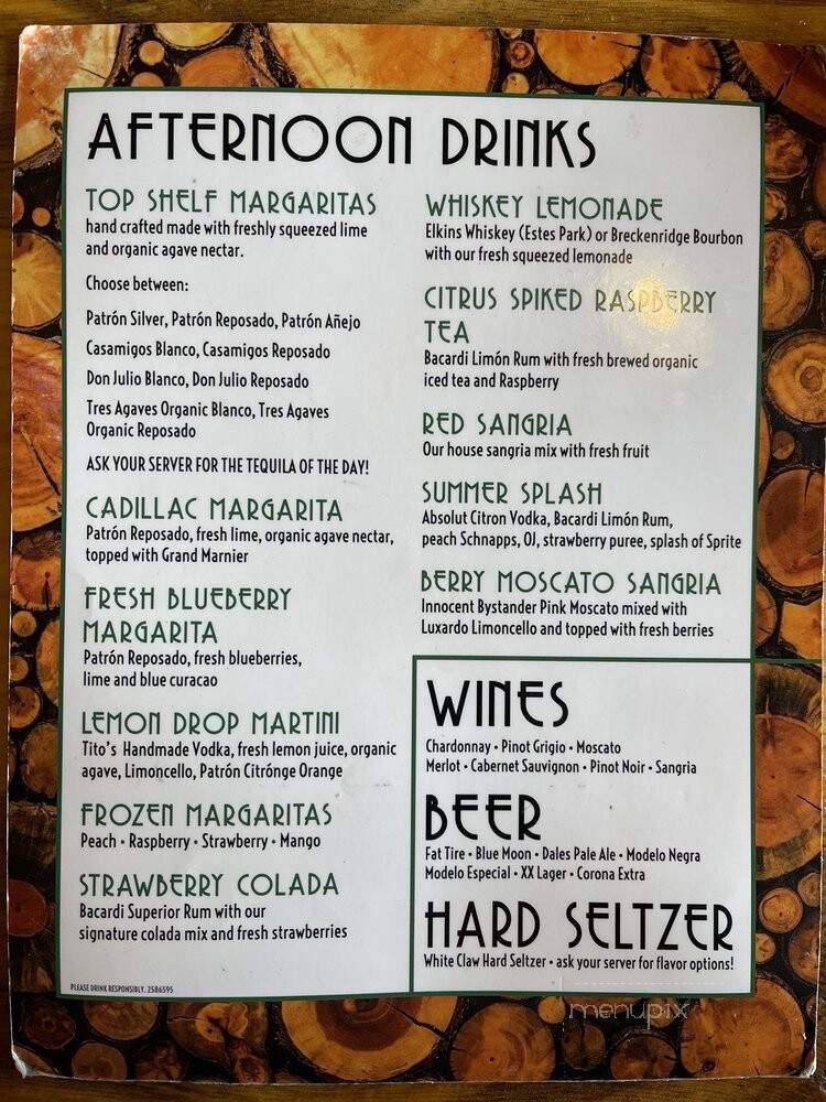 Menu page 5