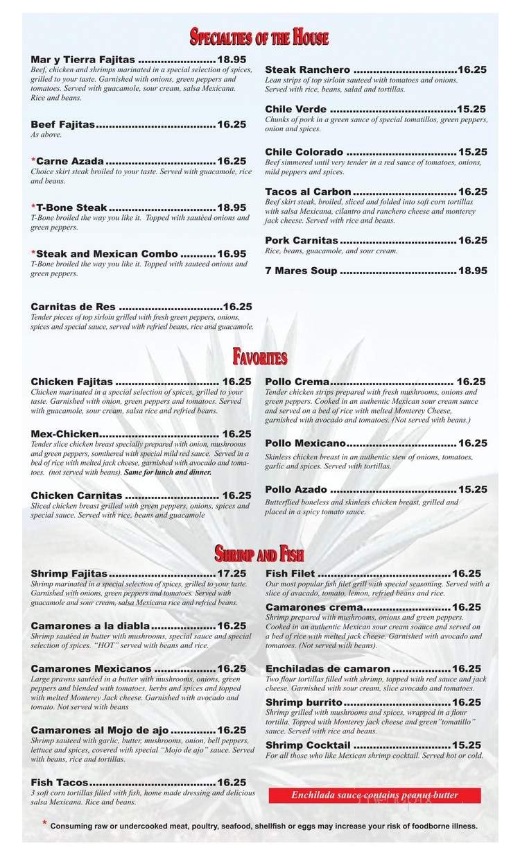 Menu page 3