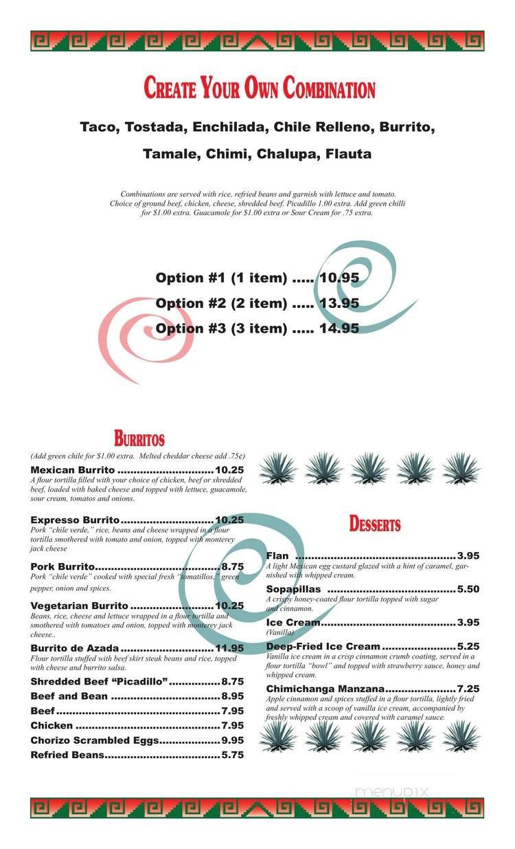 Menu page 4