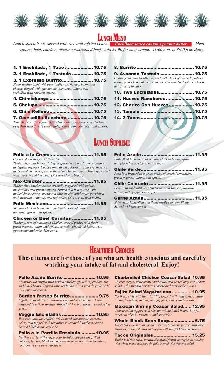 Menu page 6
