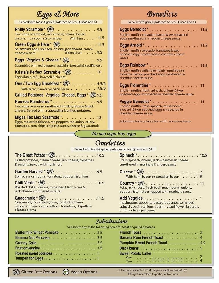 Menu page 2