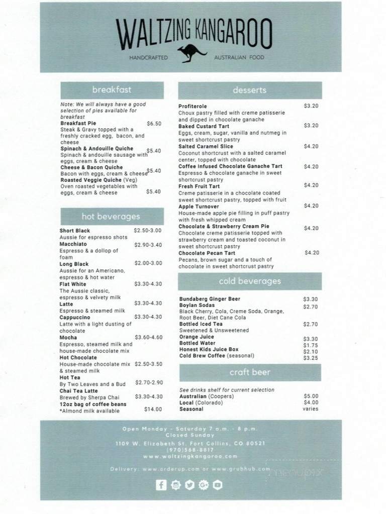 Menu page 2