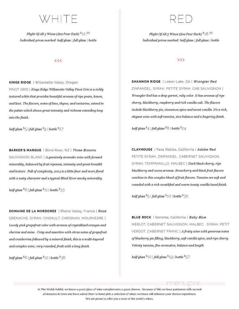 Menu page 3