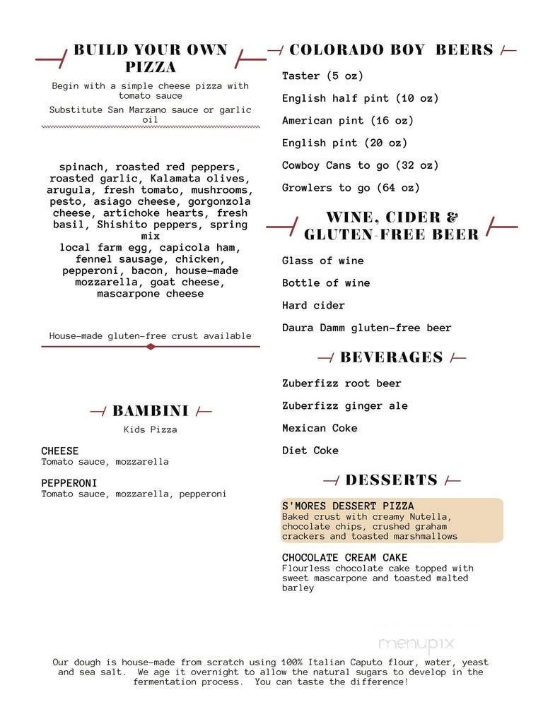 Menu page 2