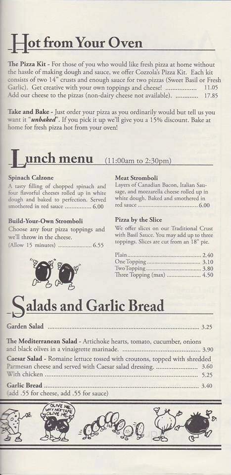 Menu page 5