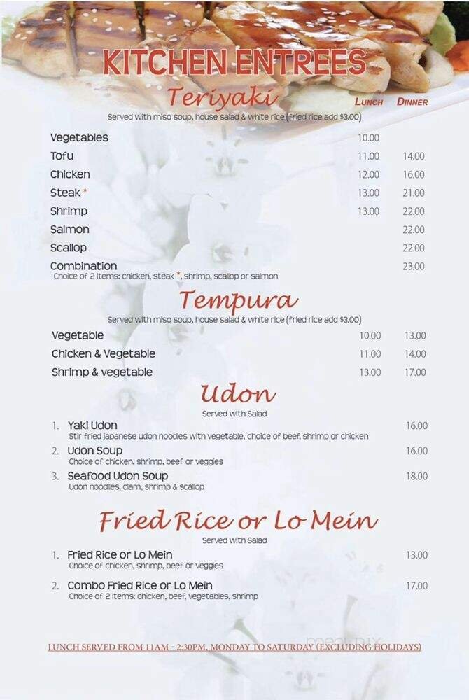 Menu page 3