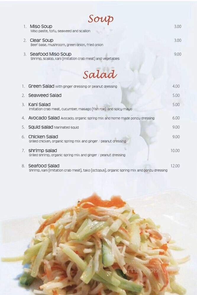 Menu page 7