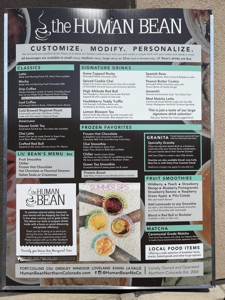 Menu page 1