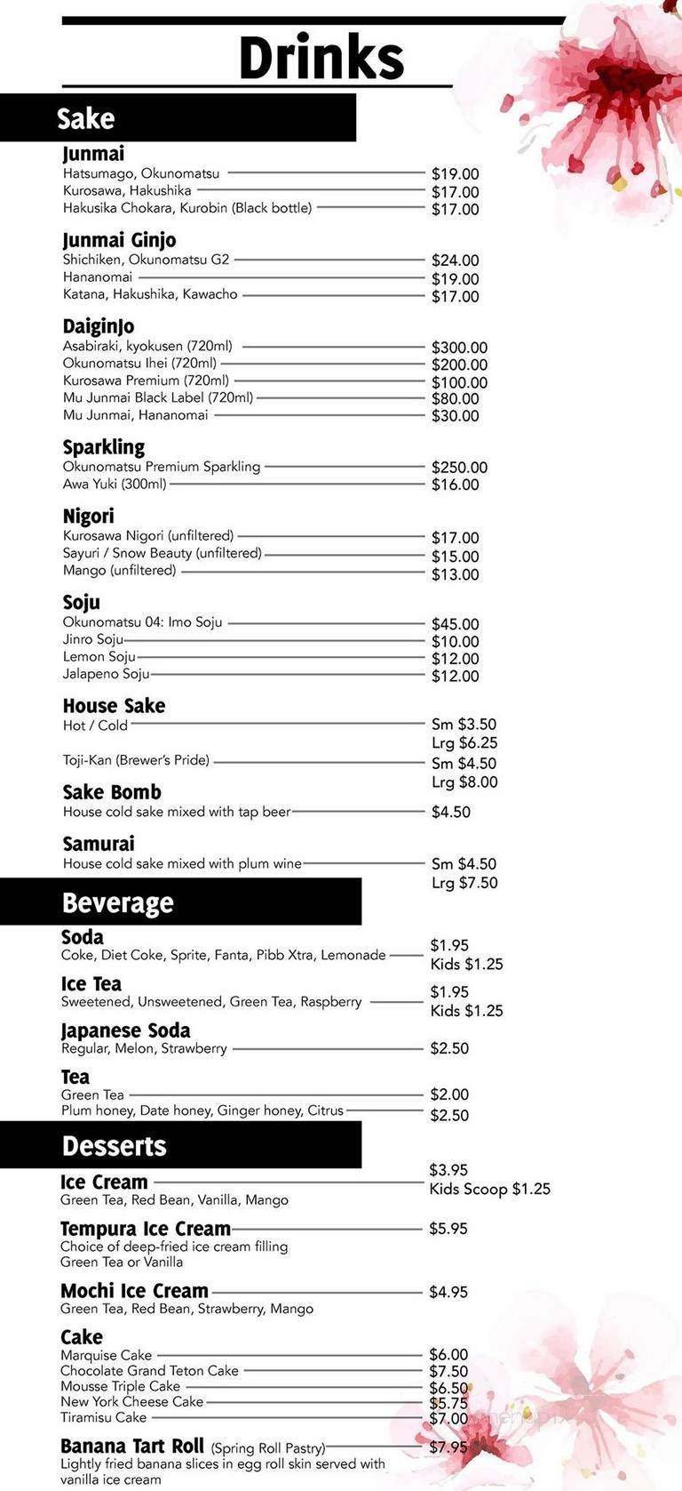 Menu page 15