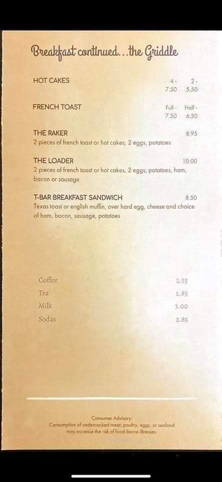 Menu page 8