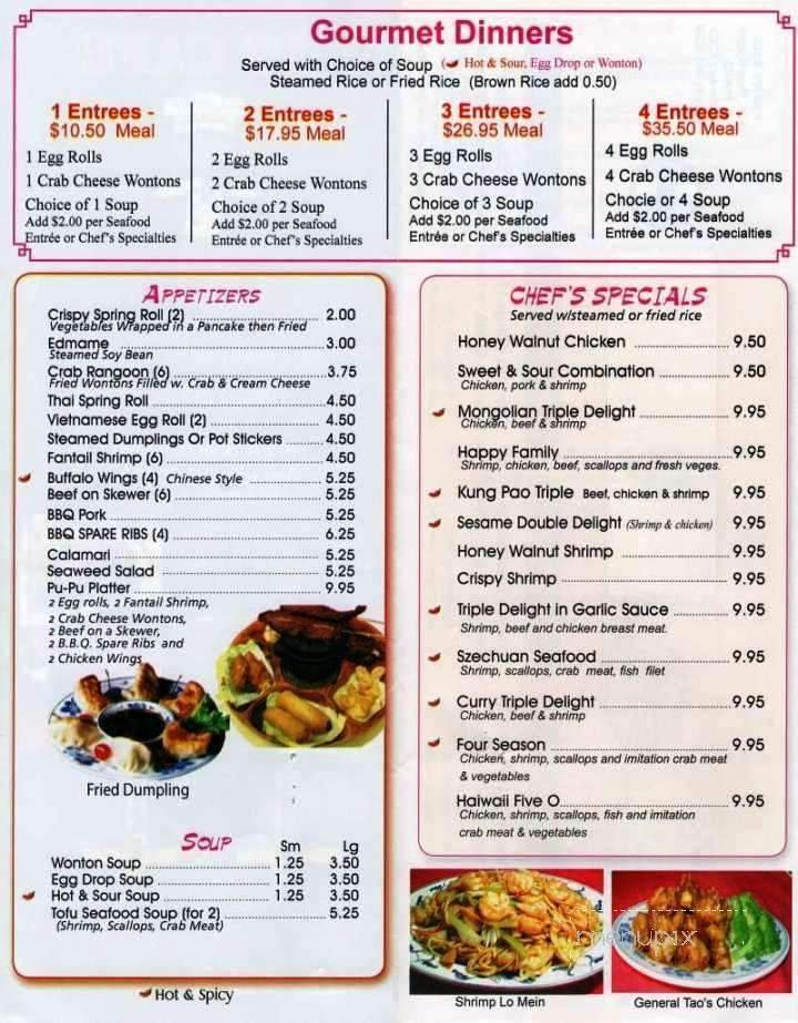 Menu page 2