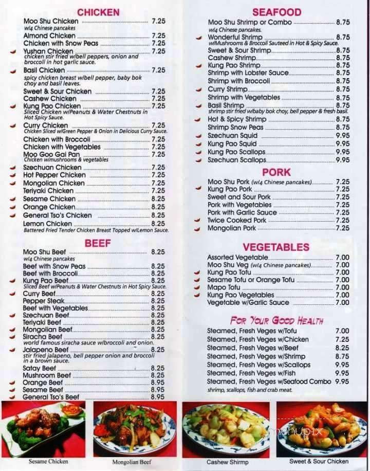 Menu page 3