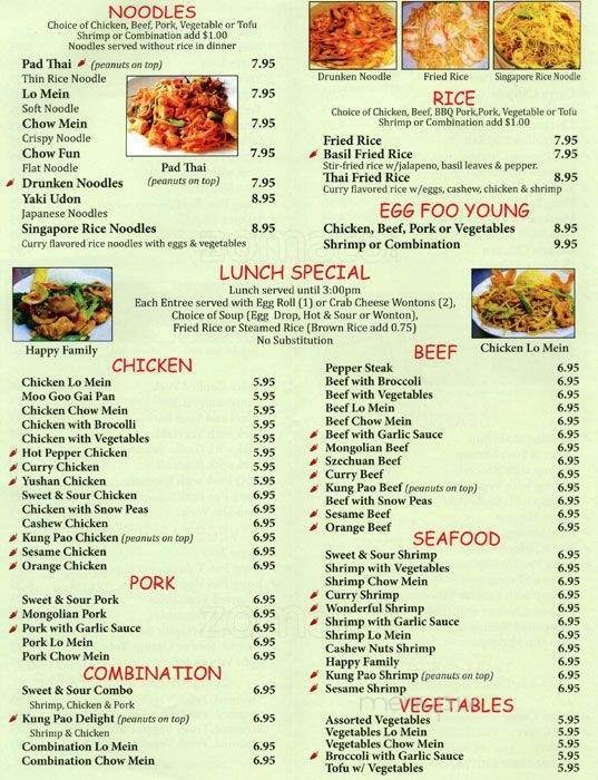 Menu page 2