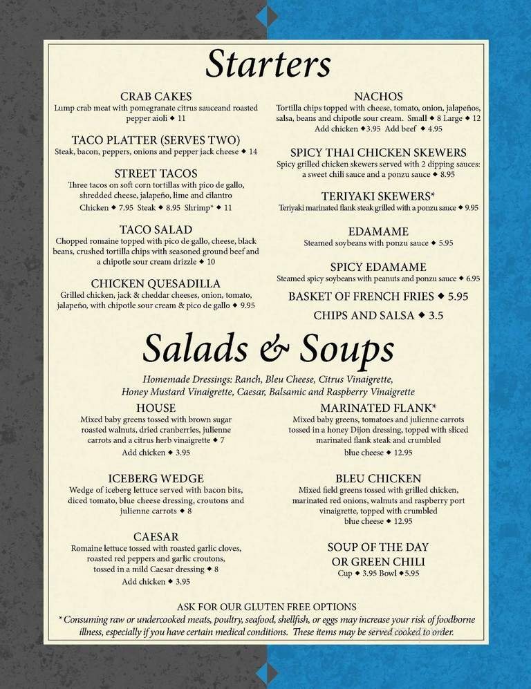 Menu page 2