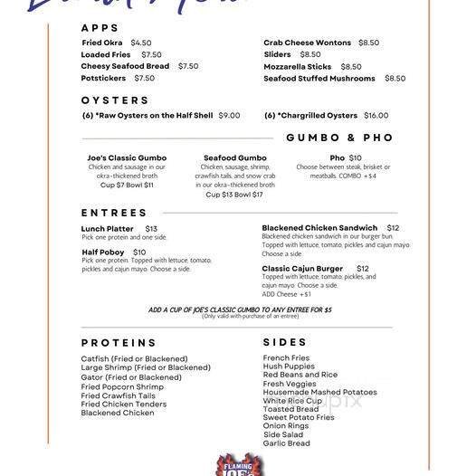 Menu page 1