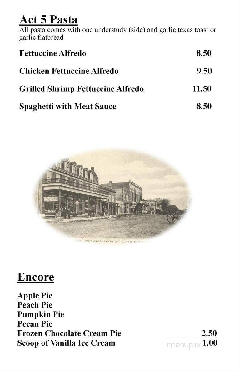 Menu page 5