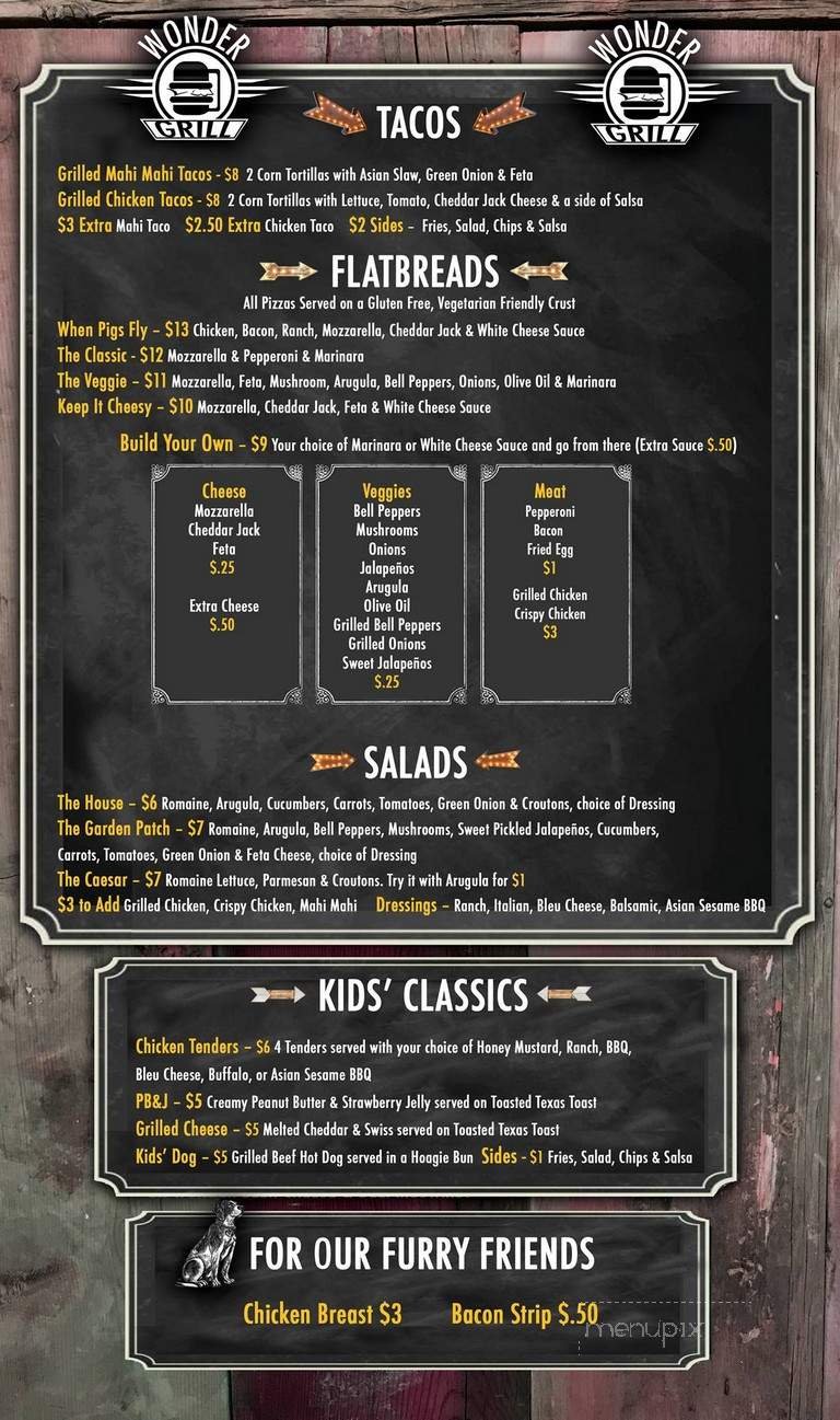 Menu page 1