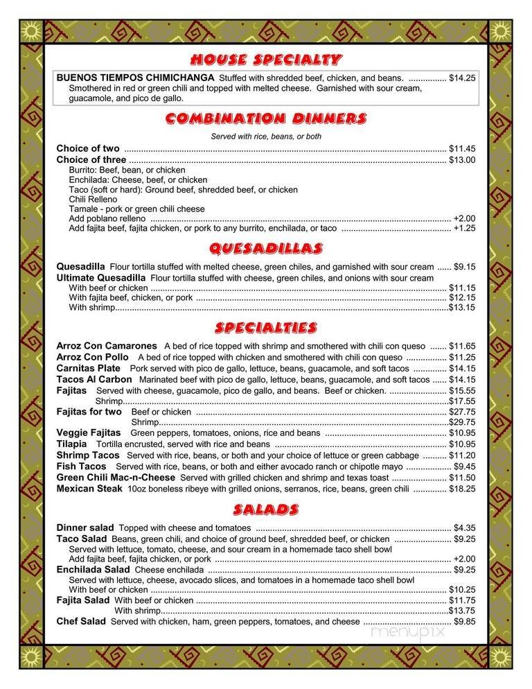 Menu page 3