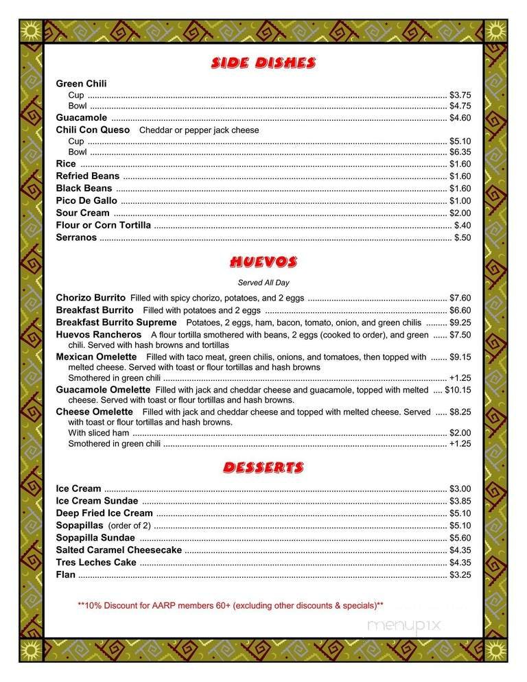 Menu page 5