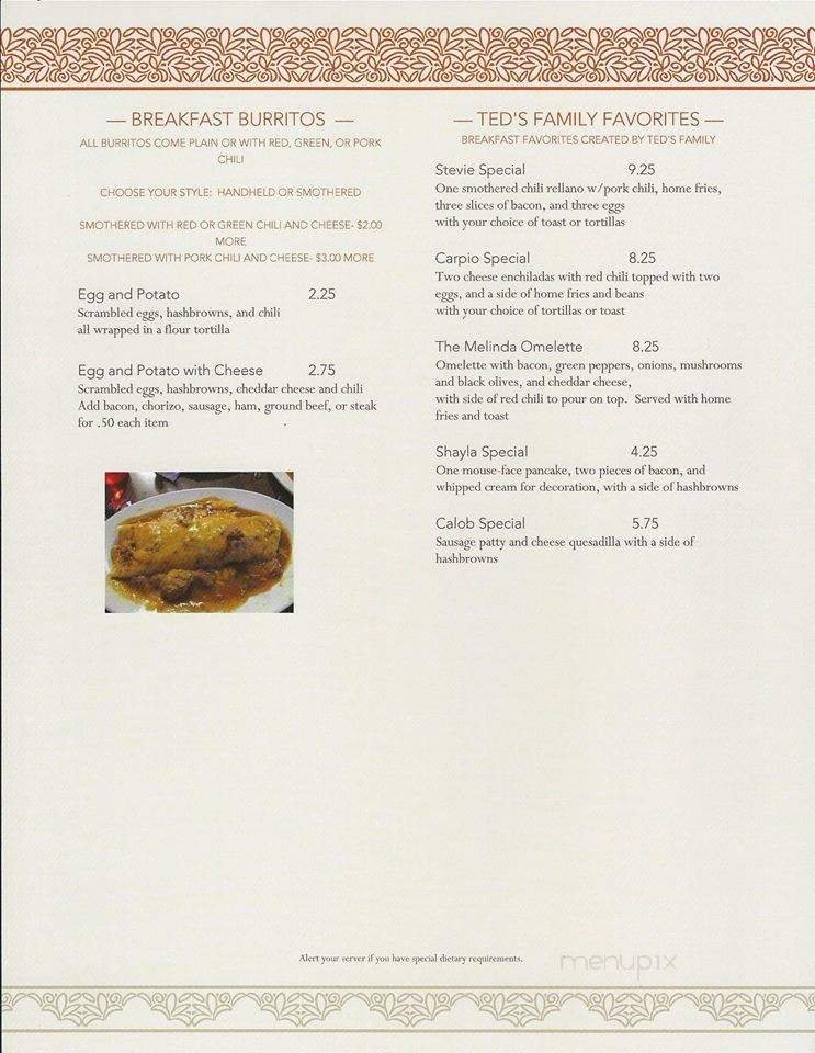 Menu page 2